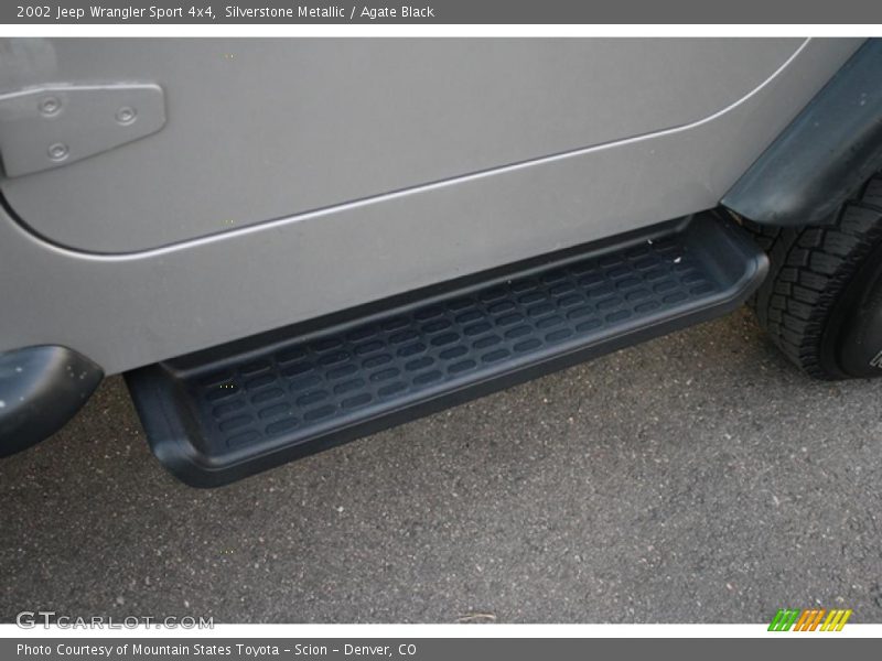 Silverstone Metallic / Agate Black 2002 Jeep Wrangler Sport 4x4