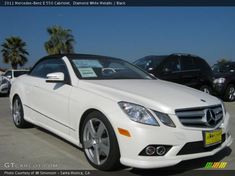 Front 3/4 View of 2011 E 550 Cabriolet