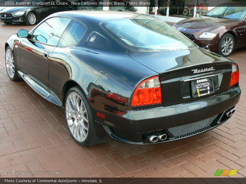 Nero Carbonio (Metallic Black) / Nero (Black) 2006 Maserati GranSport LE Coupe