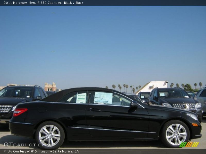  2011 E 350 Cabriolet Black Interior