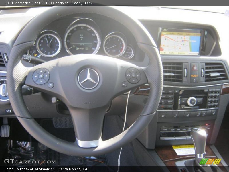 Dashboard of 2011 E 350 Cabriolet