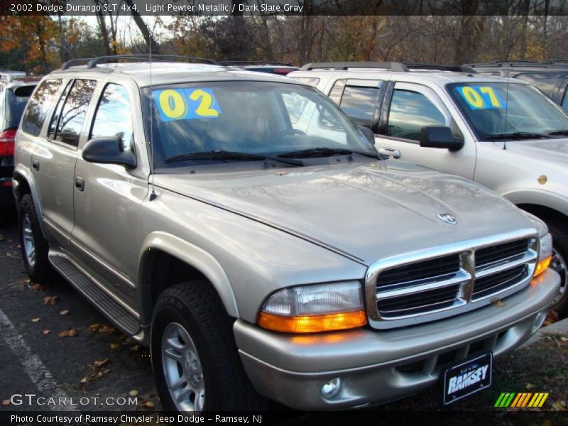 Light Pewter Metallic / Dark Slate Gray 2002 Dodge Durango SLT 4x4