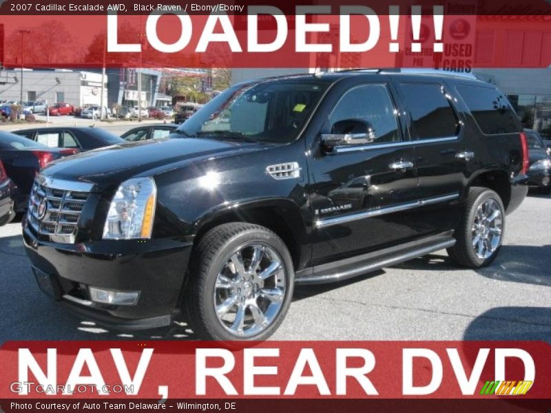 Black Raven / Ebony/Ebony 2007 Cadillac Escalade AWD