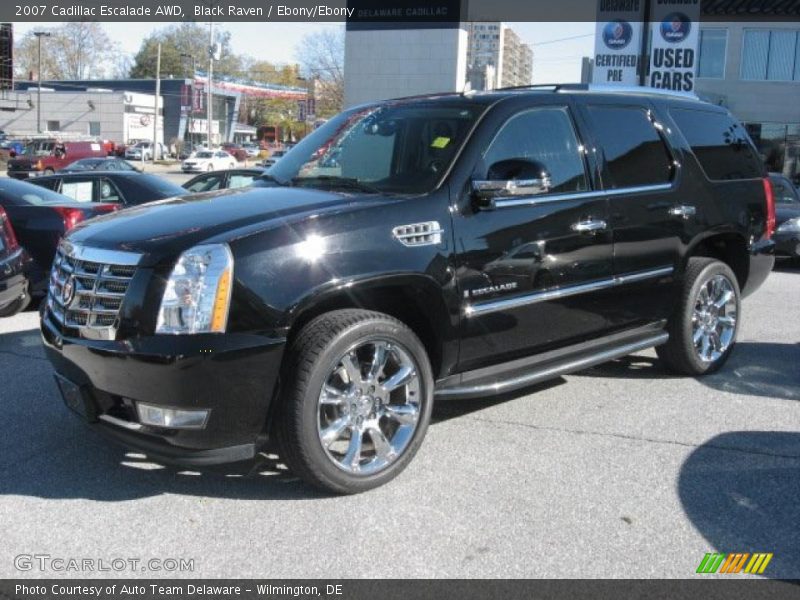 Black Raven / Ebony/Ebony 2007 Cadillac Escalade AWD