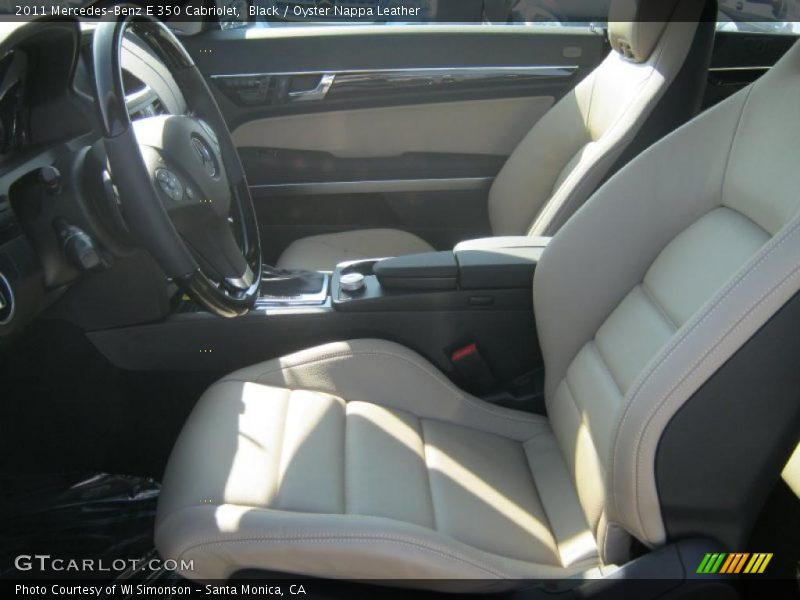  2011 E 350 Cabriolet Oyster Nappa Leather Interior