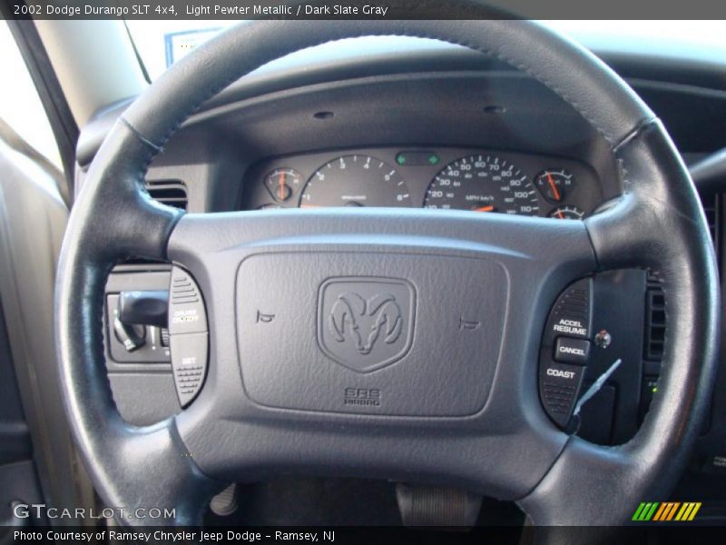 Light Pewter Metallic / Dark Slate Gray 2002 Dodge Durango SLT 4x4