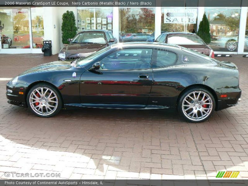 Nero Carbonio (Metallic Black) / Nero (Black) 2006 Maserati GranSport LE Coupe