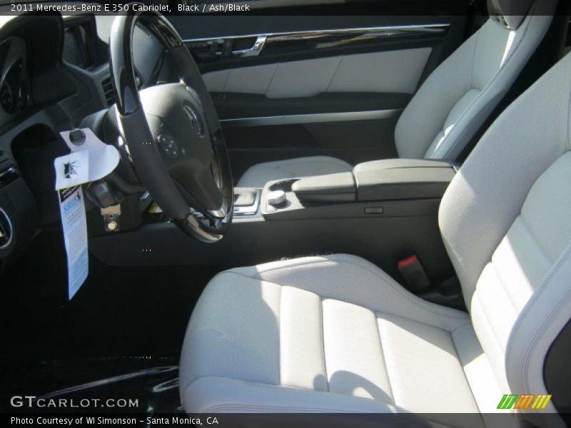  2011 E 350 Cabriolet Ash/Black Interior