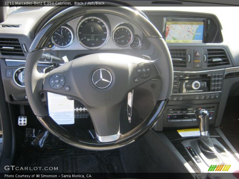 Dashboard of 2011 E 350 Cabriolet