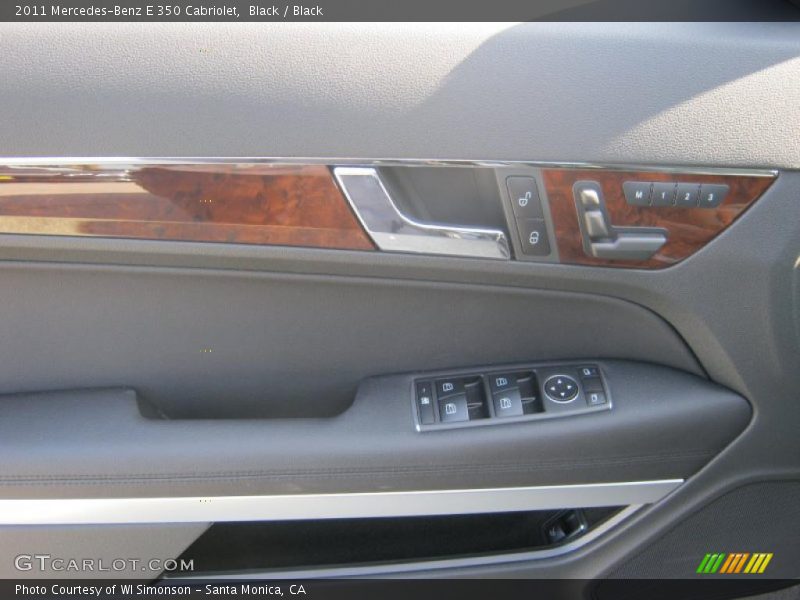 Black / Black 2011 Mercedes-Benz E 350 Cabriolet
