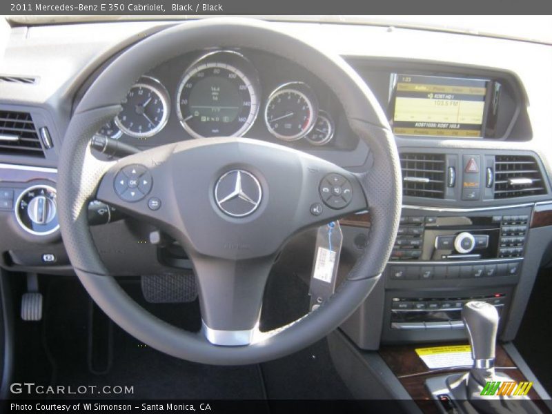Dashboard of 2011 E 350 Cabriolet