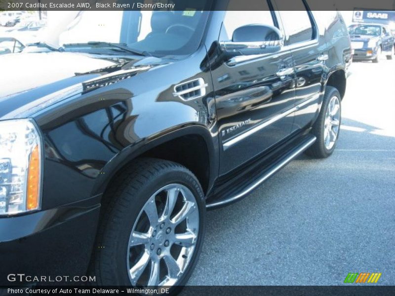 Black Raven / Ebony/Ebony 2007 Cadillac Escalade AWD