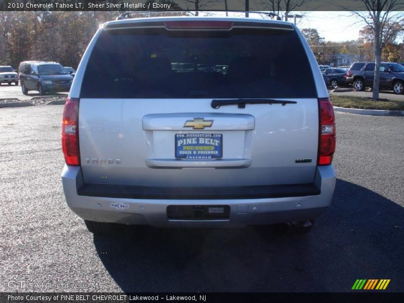 Sheer Silver Metallic / Ebony 2010 Chevrolet Tahoe LT