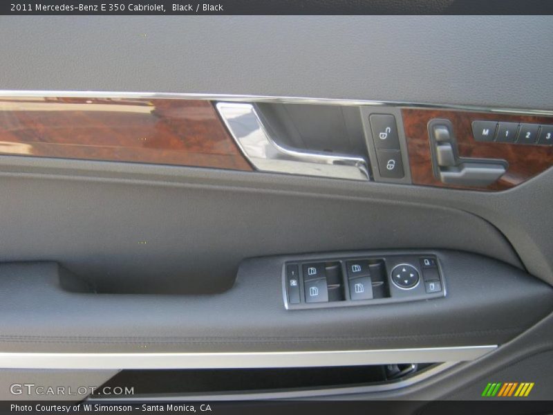 Black / Black 2011 Mercedes-Benz E 350 Cabriolet