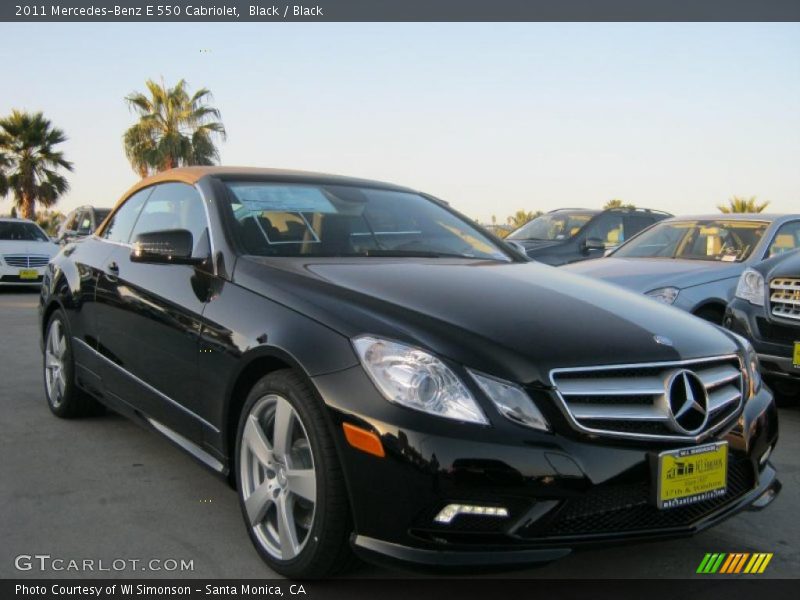Front 3/4 View of 2011 E 550 Cabriolet