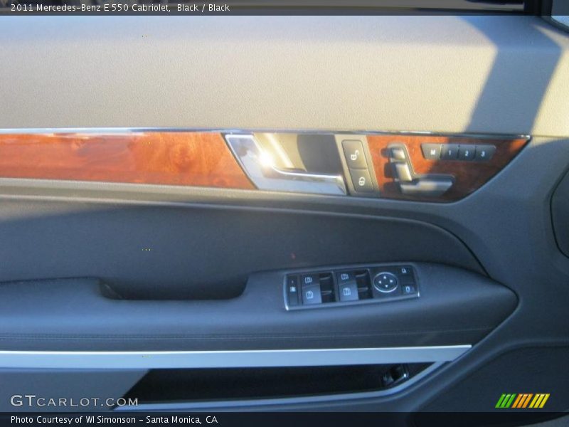 Black / Black 2011 Mercedes-Benz E 550 Cabriolet