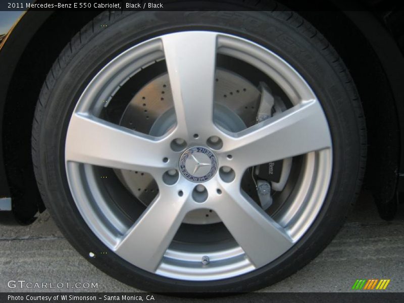  2011 E 550 Cabriolet Wheel