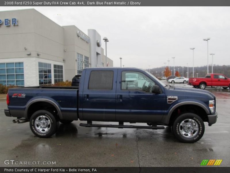 Dark Blue Pearl Metallic / Ebony 2008 Ford F250 Super Duty FX4 Crew Cab 4x4