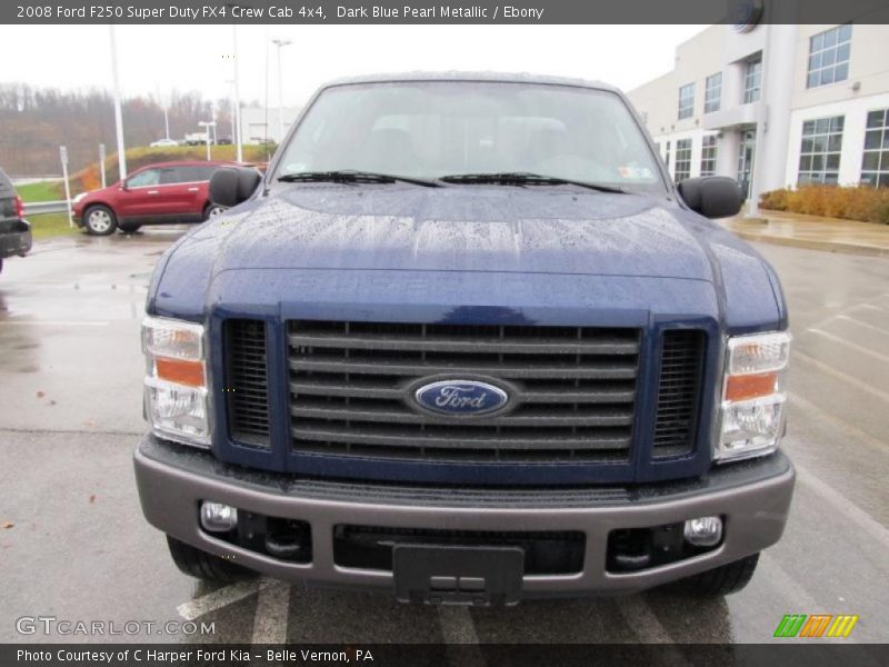 Dark Blue Pearl Metallic / Ebony 2008 Ford F250 Super Duty FX4 Crew Cab 4x4