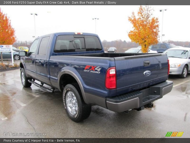 Dark Blue Pearl Metallic / Ebony 2008 Ford F250 Super Duty FX4 Crew Cab 4x4