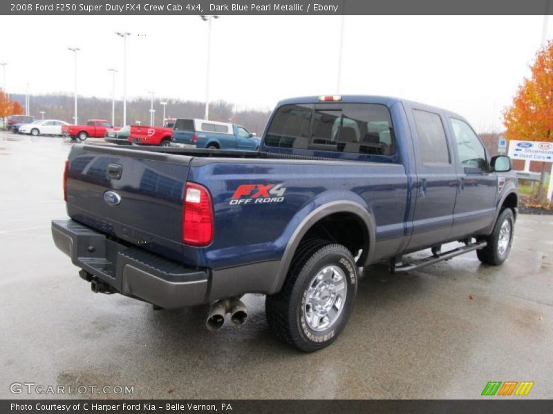 Dark Blue Pearl Metallic / Ebony 2008 Ford F250 Super Duty FX4 Crew Cab 4x4