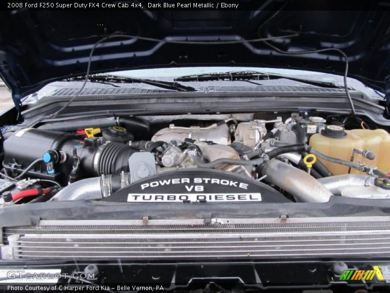 Dark Blue Pearl Metallic / Ebony 2008 Ford F250 Super Duty FX4 Crew Cab 4x4