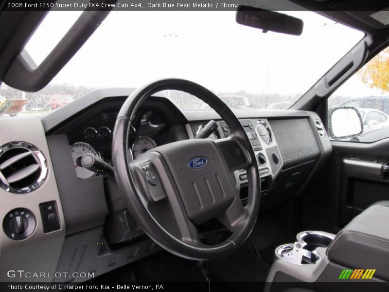 Dark Blue Pearl Metallic / Ebony 2008 Ford F250 Super Duty FX4 Crew Cab 4x4
