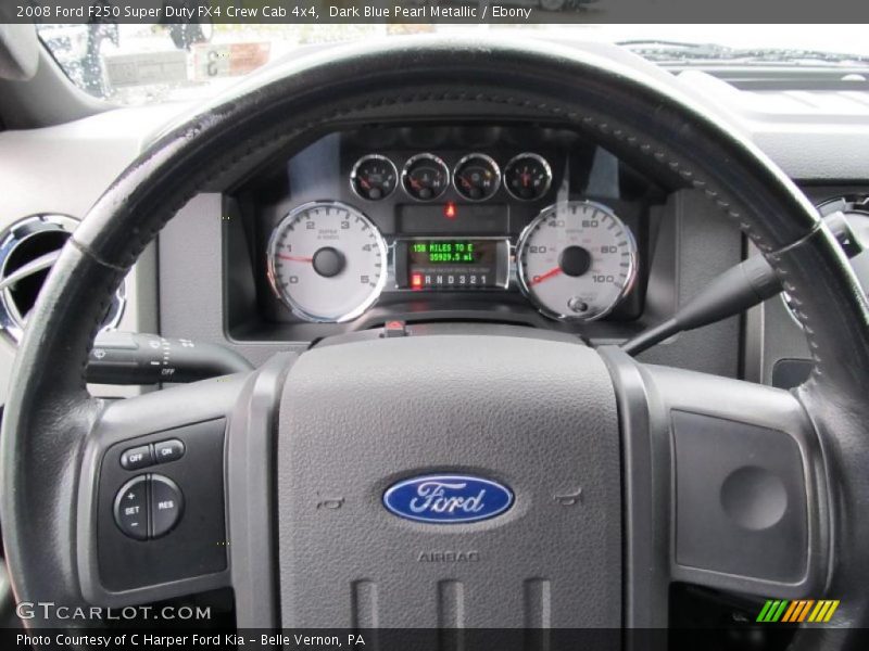 Dark Blue Pearl Metallic / Ebony 2008 Ford F250 Super Duty FX4 Crew Cab 4x4
