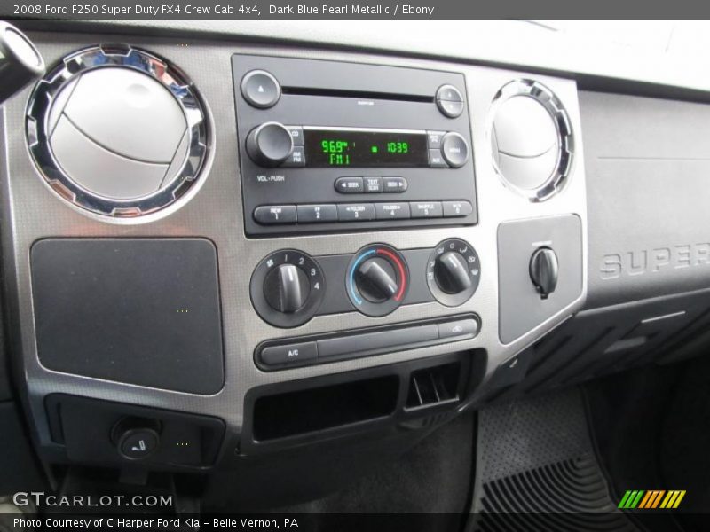 Dark Blue Pearl Metallic / Ebony 2008 Ford F250 Super Duty FX4 Crew Cab 4x4