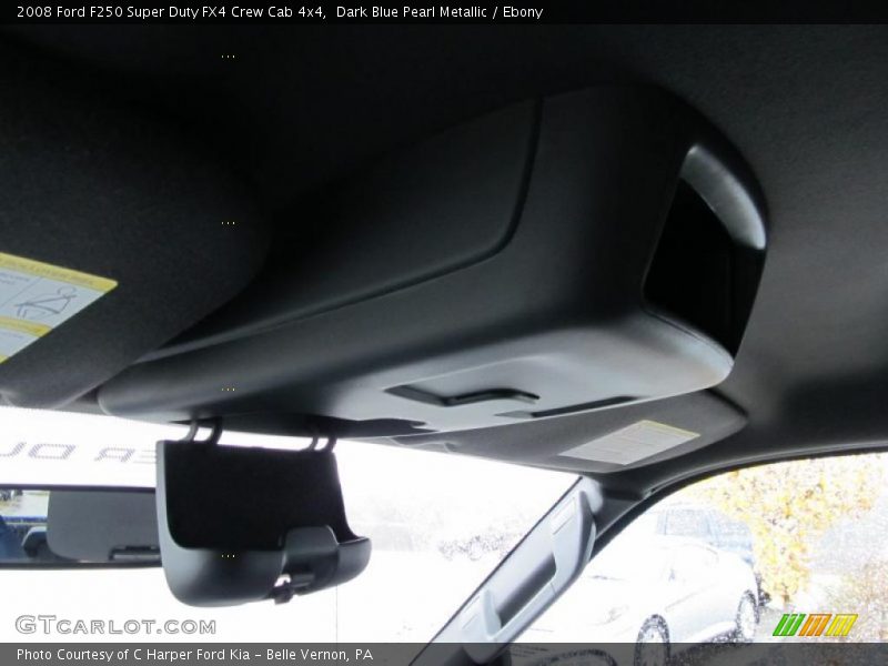 Dark Blue Pearl Metallic / Ebony 2008 Ford F250 Super Duty FX4 Crew Cab 4x4