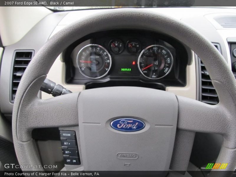 Black / Camel 2007 Ford Edge SE AWD