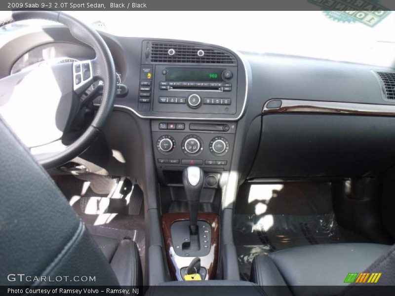 Black / Black 2009 Saab 9-3 2.0T Sport Sedan
