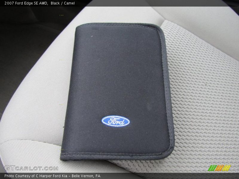 Black / Camel 2007 Ford Edge SE AWD