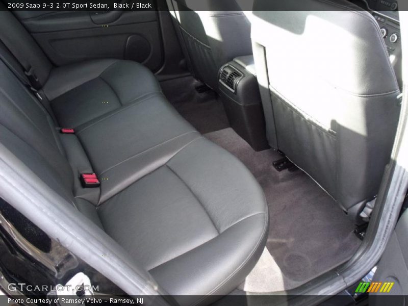 Black / Black 2009 Saab 9-3 2.0T Sport Sedan