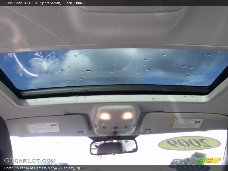 Black / Black 2009 Saab 9-3 2.0T Sport Sedan