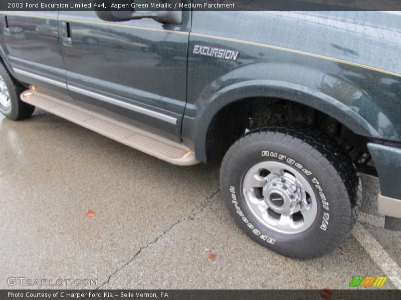 Aspen Green Metallic / Medium Parchment 2003 Ford Excursion Limited 4x4