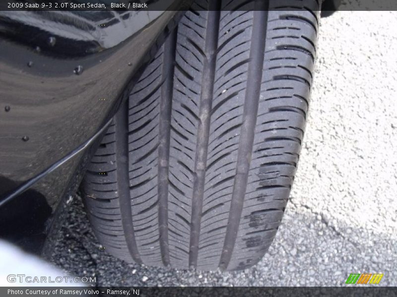 Black / Black 2009 Saab 9-3 2.0T Sport Sedan