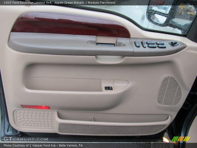 Aspen Green Metallic / Medium Parchment 2003 Ford Excursion Limited 4x4