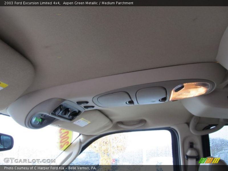 Aspen Green Metallic / Medium Parchment 2003 Ford Excursion Limited 4x4