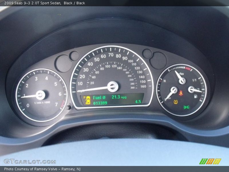  2009 9-3 2.0T Sport Sedan 2.0T Sport Sedan Gauges