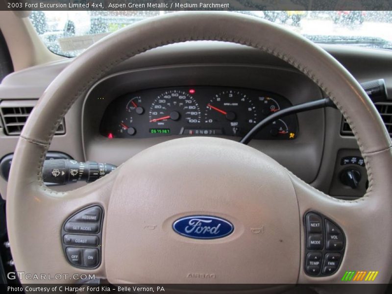 Aspen Green Metallic / Medium Parchment 2003 Ford Excursion Limited 4x4