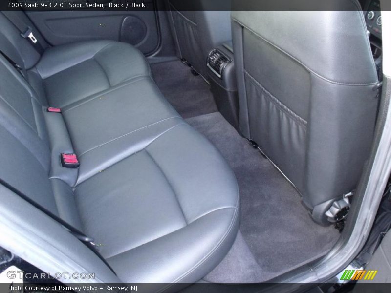 Black / Black 2009 Saab 9-3 2.0T Sport Sedan
