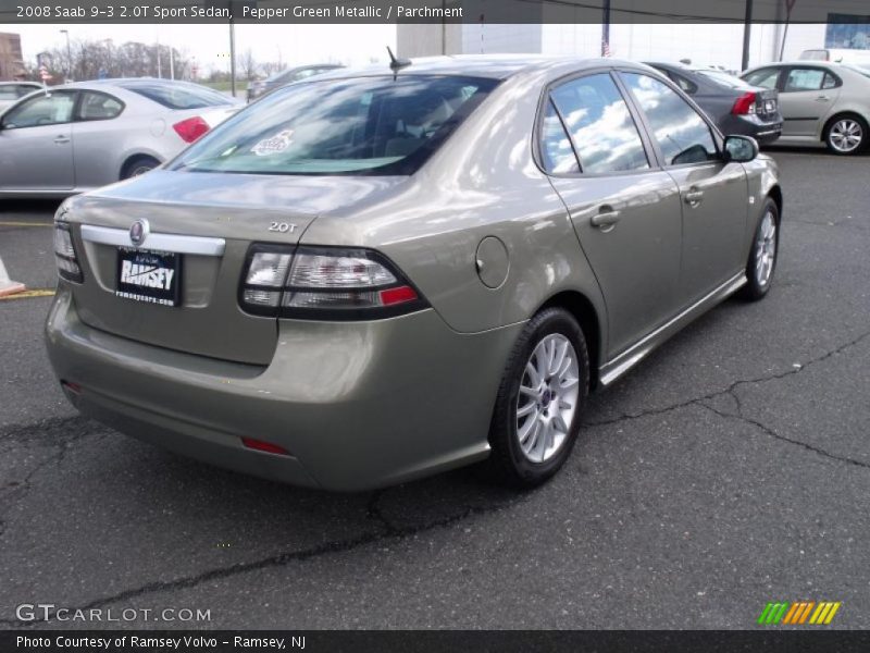  2008 9-3 2.0T Sport Sedan Pepper Green Metallic