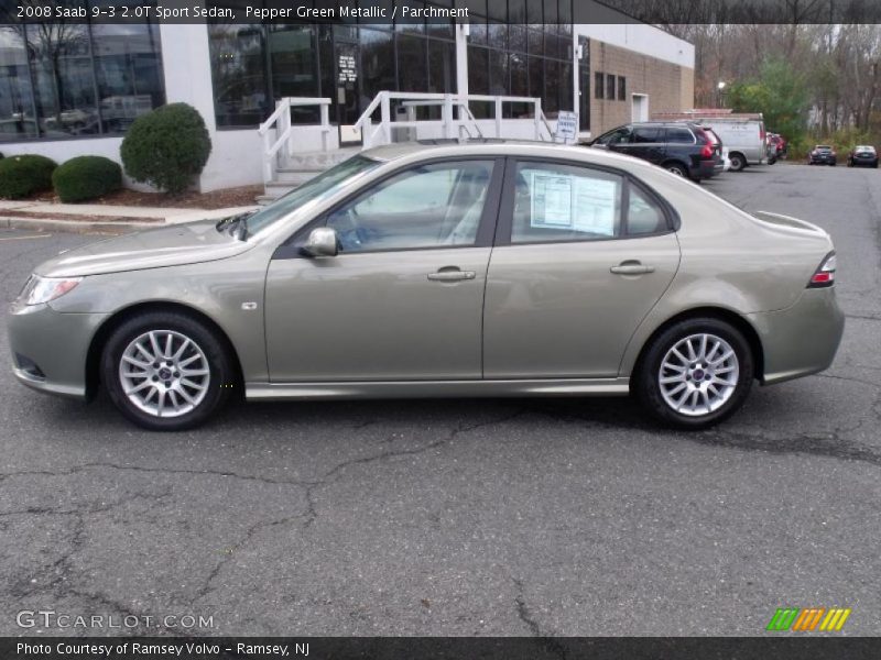  2008 9-3 2.0T Sport Sedan Pepper Green Metallic