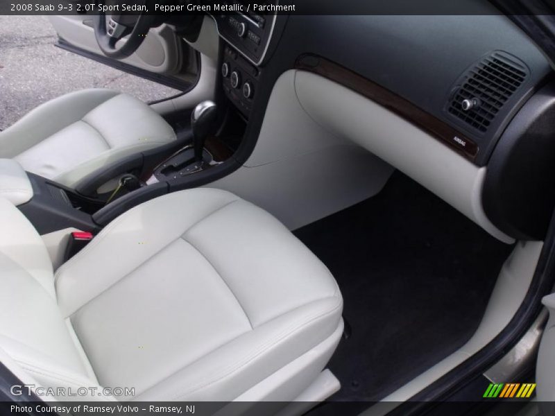 Pepper Green Metallic / Parchment 2008 Saab 9-3 2.0T Sport Sedan