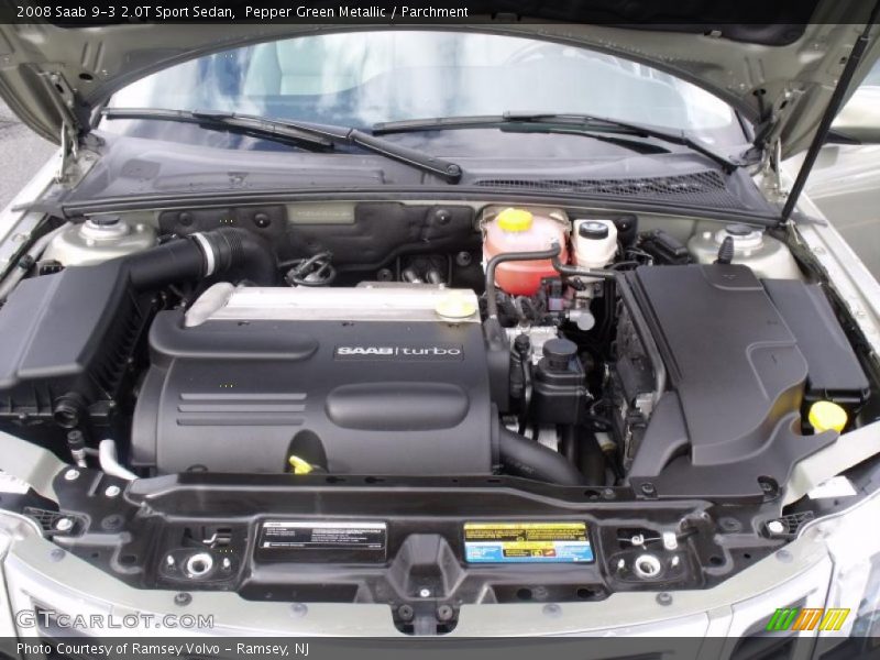  2008 9-3 2.0T Sport Sedan Engine - 2.0 Liter Turbocharged DOHC 16-Valve 4 Cylinder