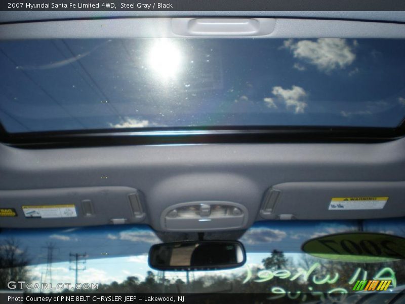 Steel Gray / Black 2007 Hyundai Santa Fe Limited 4WD