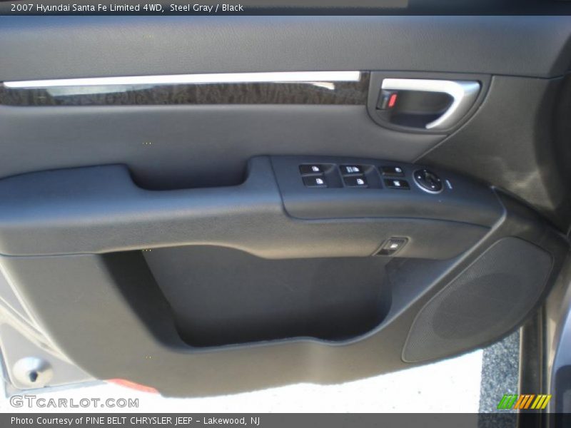 Steel Gray / Black 2007 Hyundai Santa Fe Limited 4WD