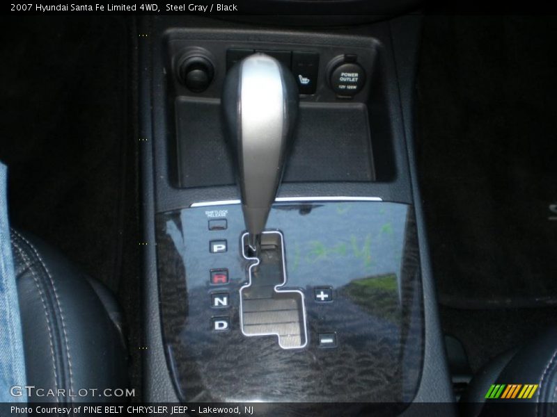 Steel Gray / Black 2007 Hyundai Santa Fe Limited 4WD