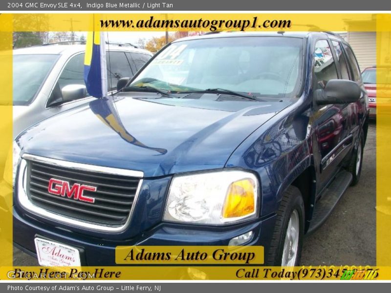 Indigo Blue Metallic / Light Tan 2004 GMC Envoy SLE 4x4